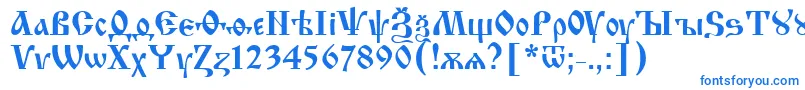 IzhitsaNormal Font – Blue Fonts