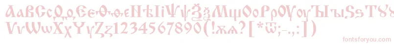 IzhitsaNormal Font – Pink Fonts