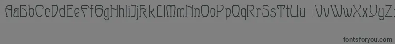 Шрифт Sylph – чёрные шрифты на сером фоне