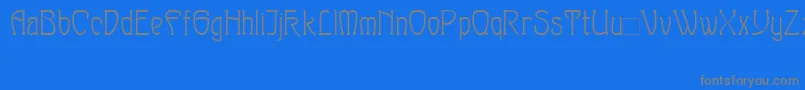 Шрифт Sylph – серые шрифты на синем фоне