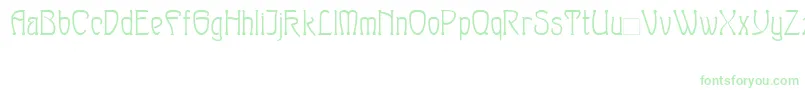 Шрифт Sylph – зелёные шрифты на белом фоне