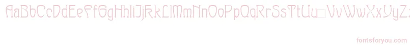 Шрифт Sylph – розовые шрифты на белом фоне
