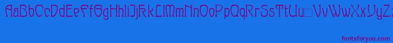 Шрифт Sylph – фиолетовые шрифты на синем фоне