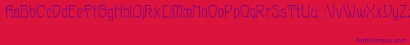 Sylph Font – Purple Fonts on Red Background