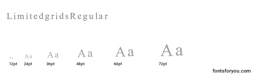 LimitedgridsRegular Font Sizes