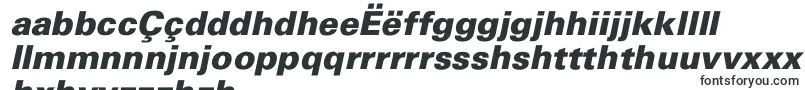 UniversBlackItalic Font – Nyanja Fonts