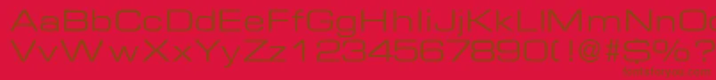 fuente EuralblackdbNormal – Fuentes Marrones Sobre Fondo Rojo