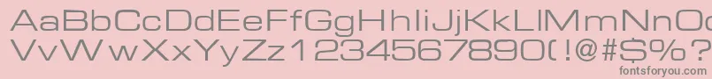 EuralblackdbNormal Font – Gray Fonts on Pink Background