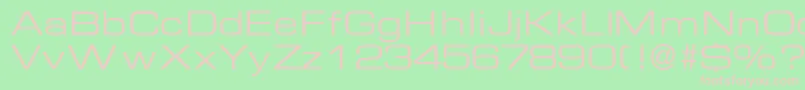 EuralblackdbNormal Font – Pink Fonts on Green Background