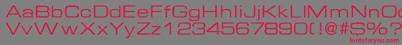 EuralblackdbNormal Font – Red Fonts on Gray Background