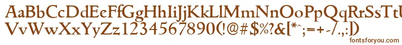 GouditaserialMediumRegular Font – Brown Fonts