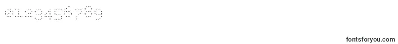 Bpdotslight-Schriftart – Schriften für Zahlen und Nummern