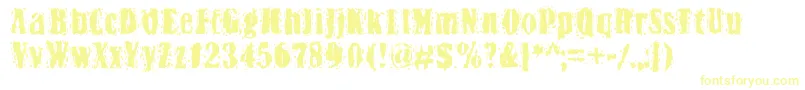 Bn Yiftachrough Font – Yellow Fonts