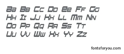 Обзор шрифта WhittleCondensedItalic