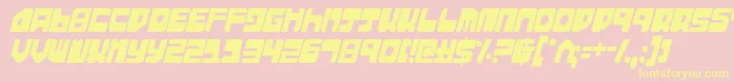 More about ExtechchopCondensed Font ExtechchopCondensed Font – Yellow Fonts on Pink Background