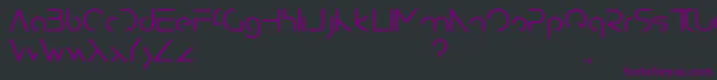 DisolveRegular Font – Purple Fonts on Black Background