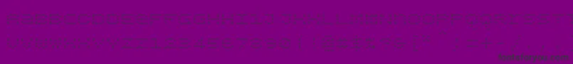 Bpdotsunicaseminus Font – Black Fonts on Purple Background