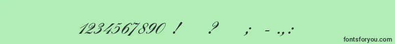 More about VeneraInitial Font VeneraInitial Font – Black Fonts on Green Background