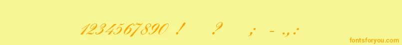 Weitere Informationen zur VeneraInitial-Schriftart VeneraInitial-Schriftart – Orangefarbene Schriften auf gelbem Hintergrund