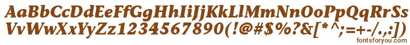 MesouranCasualBlackSsiBoldItalic Font – Brown Fonts