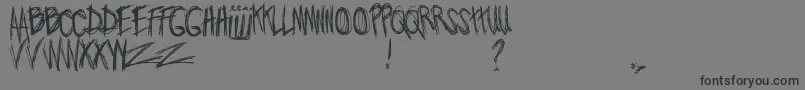 Подробнее о шрифте JoWroteALovesong Шрифт JoWroteALovesong – чёрные шрифты на сером фоне