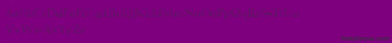 フォントHalffaded – 紫の背景に黒い文字