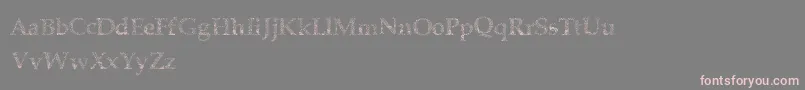 Halffaded-Schriftart – Rosa Schriften auf grauem Hintergrund