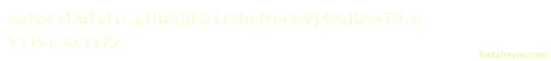 Halffaded Font – Yellow Fonts on White Background