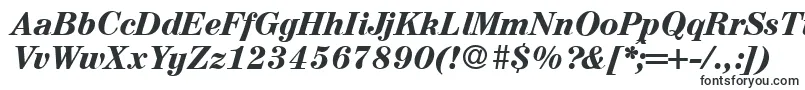 Шрифт A850RomanBolditalic – вытянутые шрифты