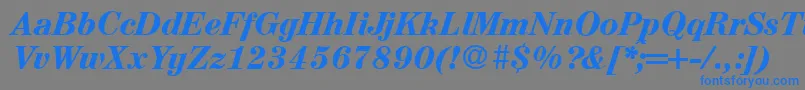 More about A850RomanBolditalic Font A850RomanBolditalic Font – Blue Fonts on Gray Background