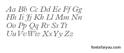 PlantinItalic-fontti