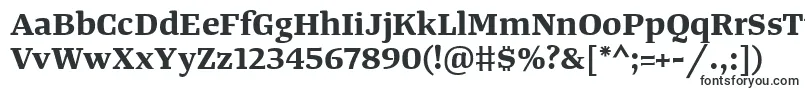 TangerserifwideBold-fontti – Insinöörifontit