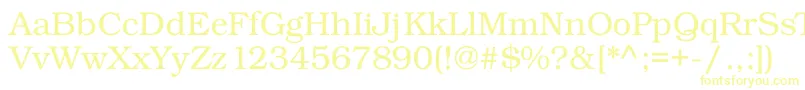 Шрифт Kacsttitle – жёлтые шрифты