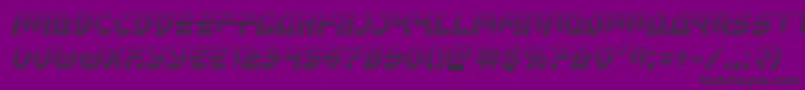 Tokyodriftergrad Font – Black Fonts on Purple Background