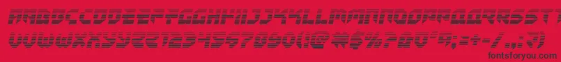Tokyodriftergrad Font – Black Fonts on Red Background