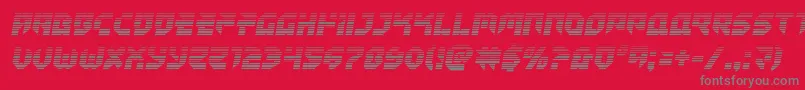Tokyodriftergrad Font – Gray Fonts on Red Background