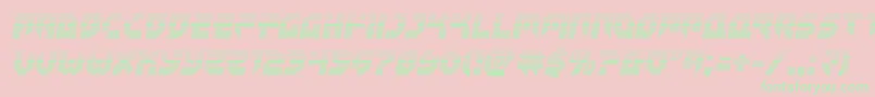 Tokyodriftergrad Font – Green Fonts on Pink Background