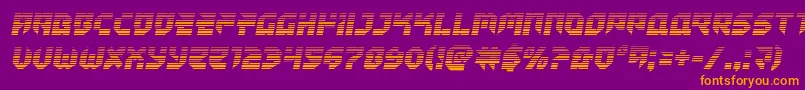 Tokyodriftergrad Font – Orange Fonts on Purple Background