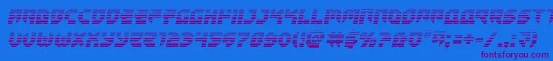Tokyodriftergrad Font – Purple Fonts on Blue Background