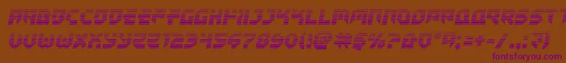 Tokyodriftergrad Font – Purple Fonts on Brown Background