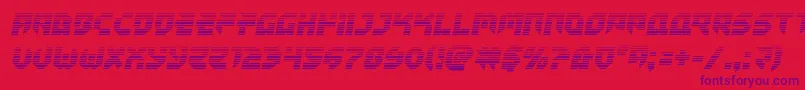 Tokyodriftergrad Font – Purple Fonts on Red Background