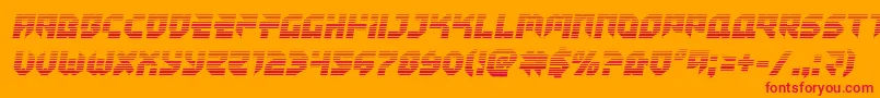 Tokyodriftergrad Font – Red Fonts on Orange Background