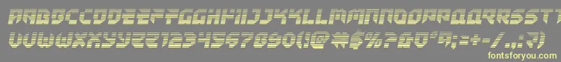 Tokyodriftergrad Font – Yellow Fonts on Gray Background