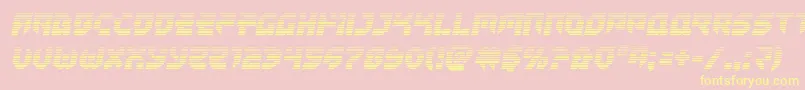 Tokyodriftergrad Font – Yellow Fonts on Pink Background
