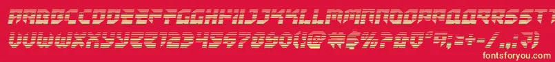 Tokyodriftergrad Font – Yellow Fonts on Red Background
