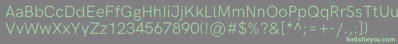 Подробнее о шрифте HkgroteskLightlegacy Шрифт HkgroteskLightlegacy – зелёные шрифты на сером фоне
