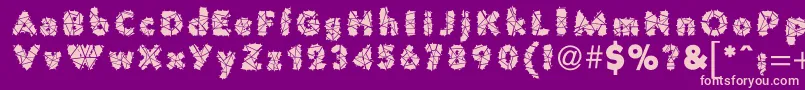 Lisätietoja PrisonWire1-fontista PrisonWire1-fontti – vaaleanpunaiset fontit violetilla taustalla