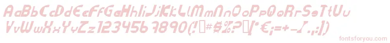 DatacutItalic-Schriftart – Rosa Schriften