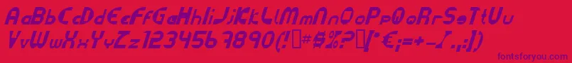More about DatacutItalic Font DatacutItalic Font – Purple Fonts on Red Background