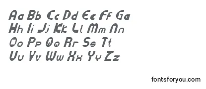 DatacutItalic Font